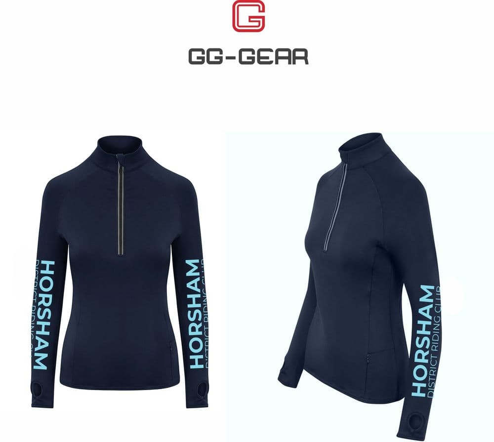 Navy Quarter Zip Base Layer JC035