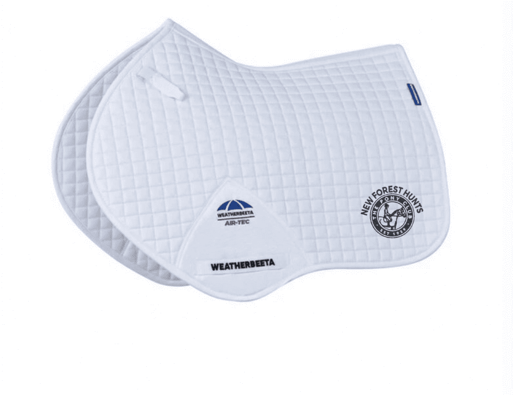 New Forest Hunts PC White Weatherbeeta Close Contact Saddlecloth (