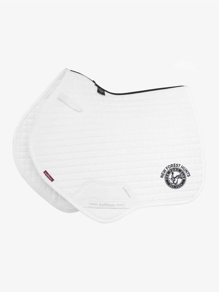 New Forest Hunts White LeMieux Close Contact Saddle Pad