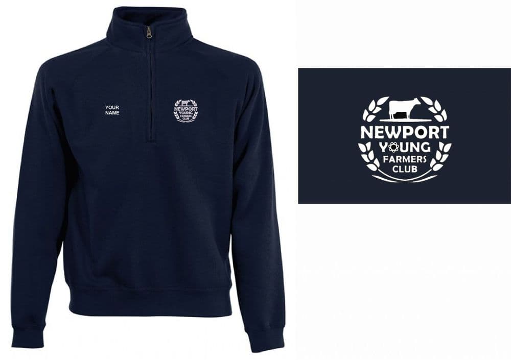 Newport YF Navy Quarter Zip Sweatshirt SS830