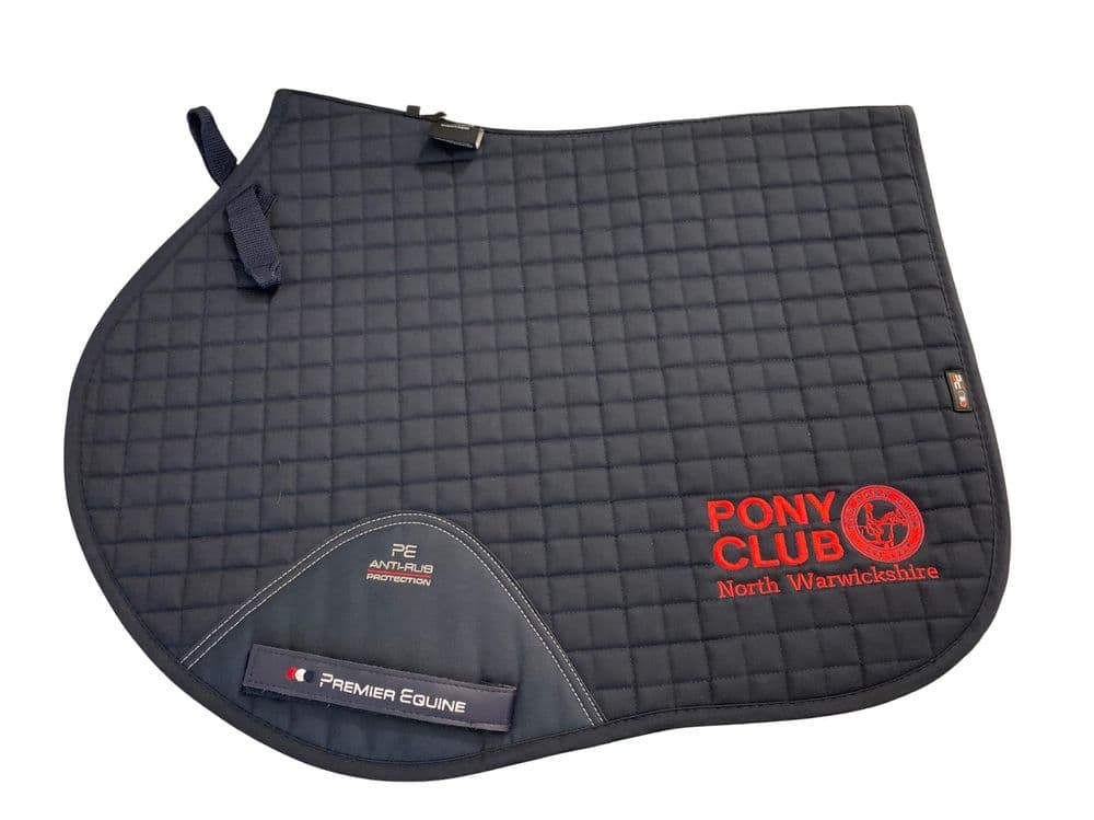 North Warwickshire FULL SIZE Navy Premier Equine Close Contact Saddlecloths