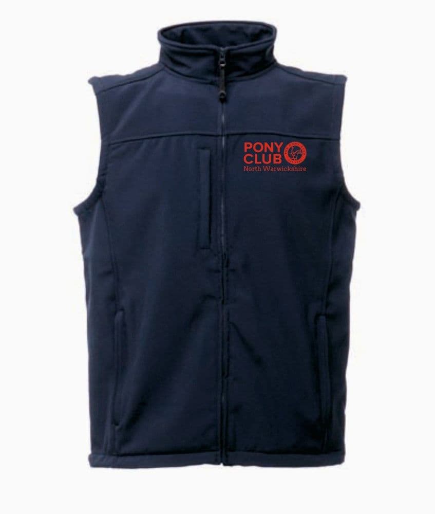 North Warwickshire Ladies Navy Softshell Gilets