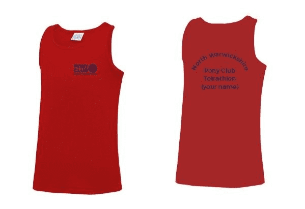 North Warwickshire Red Tet Men's cool vest JC007