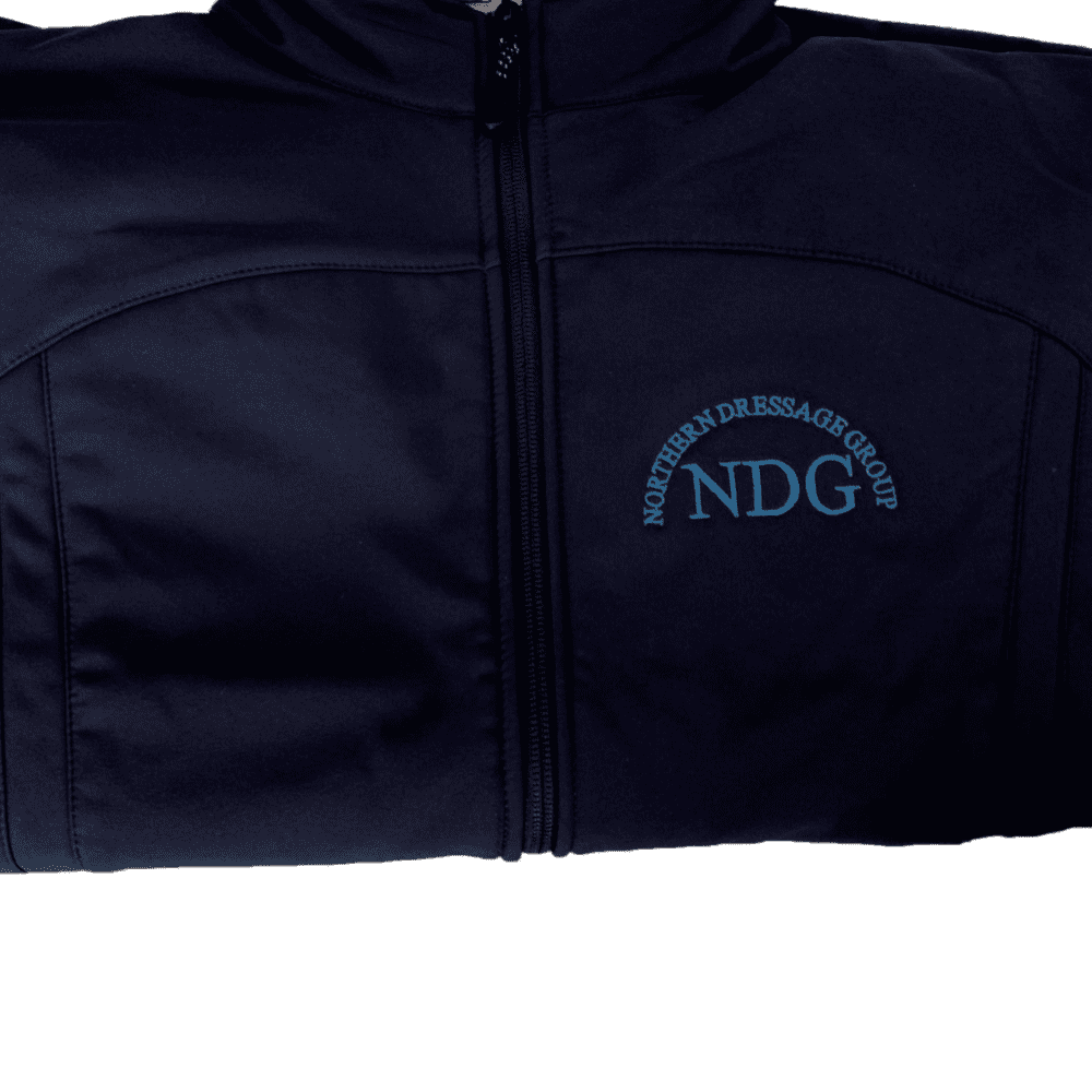 Northern Dressage Group Ladies Navy soft shell jacket RG105