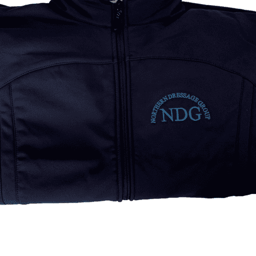 Northern Dressage Group Ladies Navy soft shell jacket RG105