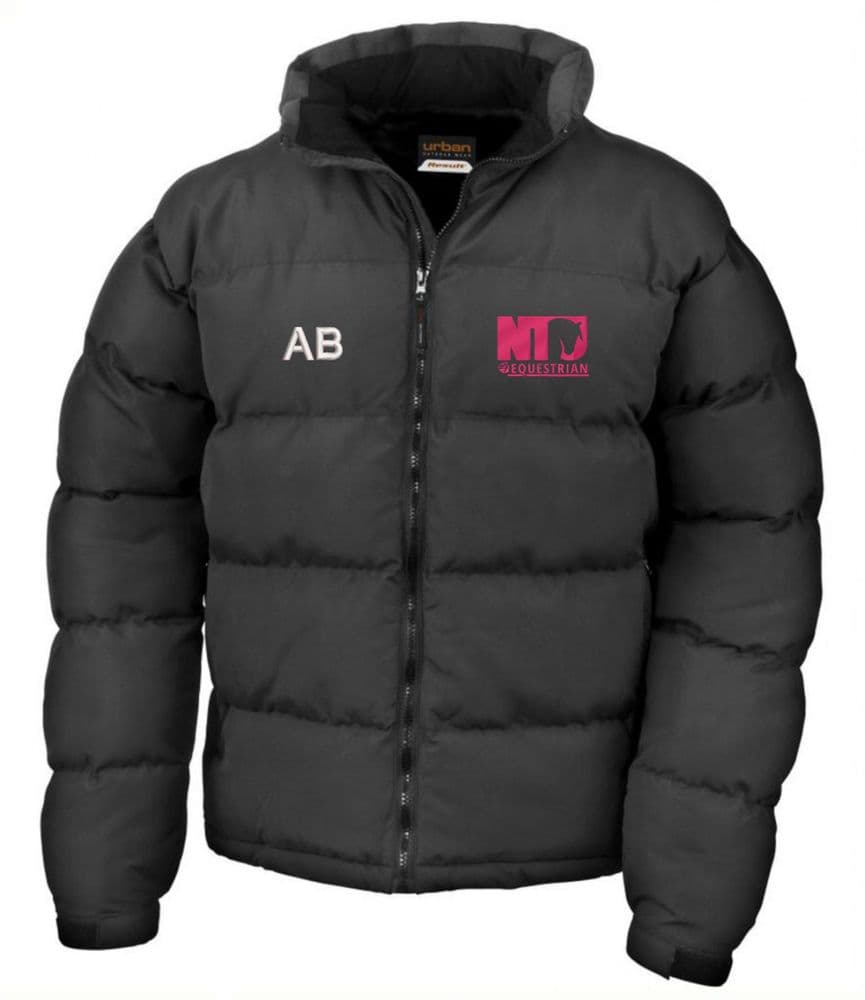 Nottingham Trent University Black Puffer Jacket - RS181