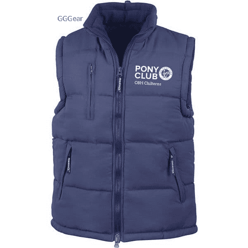 OBH Chilterns PC Junior Navy ultra padded bodywarmer