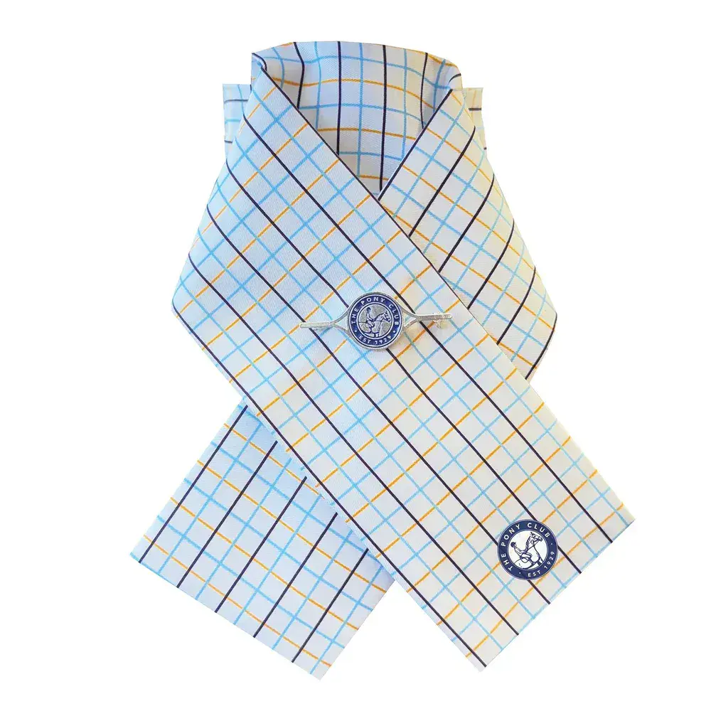 Official Pony Club Ready-Tied Stock - PC Check