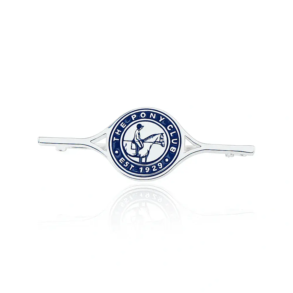 Official Pony Club Signature Stock Pin - Silver