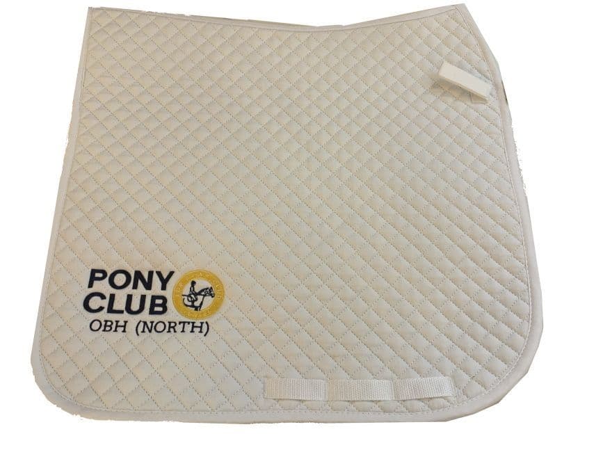 OLD BERKELEY HUNT (NORTH) Dressage white saddlecloth