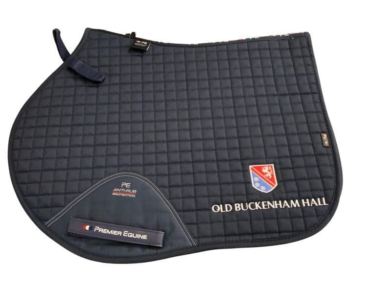 Old Buckenham Hall Navy Premier Equine Close Contact Saddlecloths