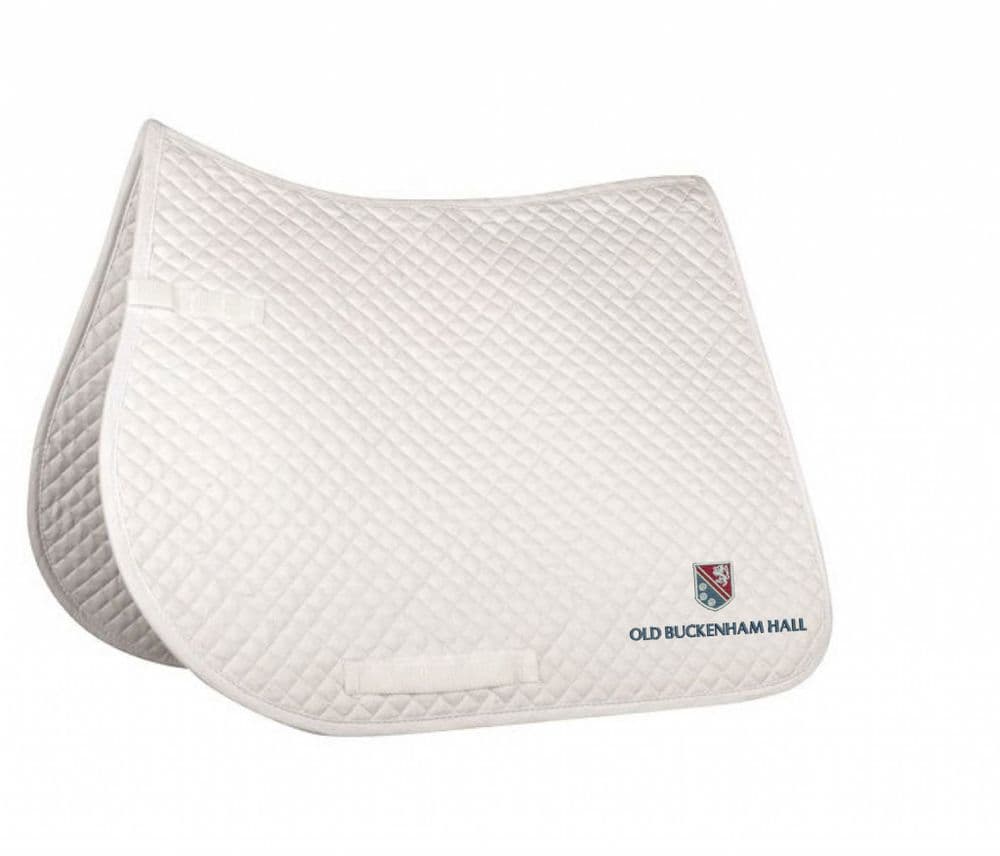 Old Buckenham Hall School GP White Saddlecloth