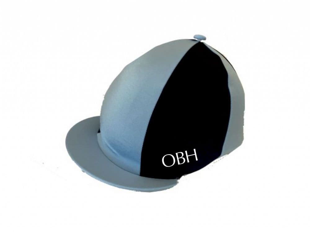 Old Buckenham Hall School Sky/Navy 6 panel hat silk