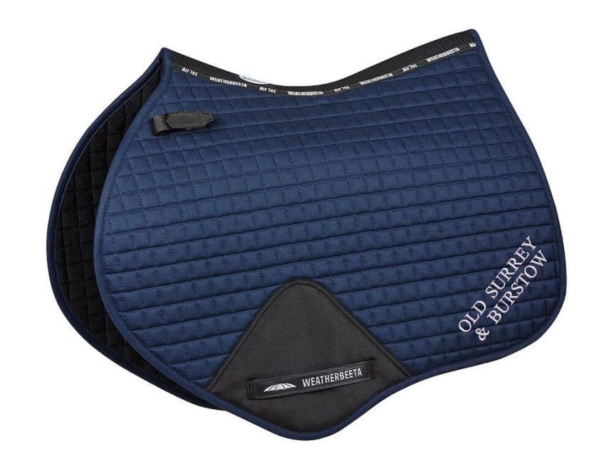 Old Surrey and Burstow  PC Navy Weatherbeeta Close Contact Saddle Pad
