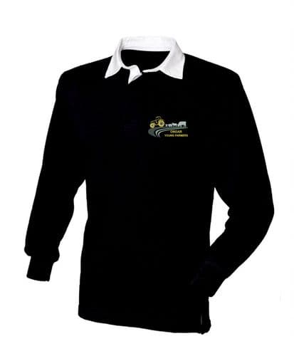 Ongar YFC Black Adults Rugby Shirt