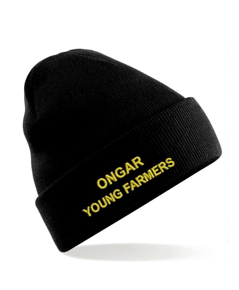 Ongar YFC Black Beanie