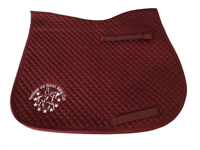 Penistone and District RC Burgundy GP Saddlecloth