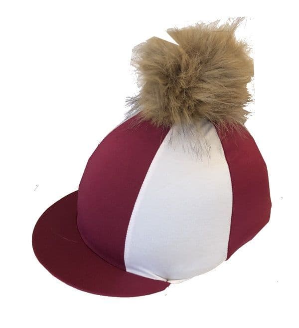 Penistone and District RC Burgundy/White Hat Silk