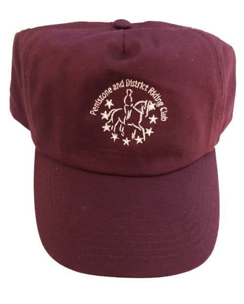 Penistone and District Riding Club Burgundy Cap