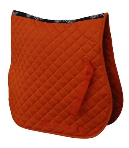 Personalised Orange GP Saddlecloth
