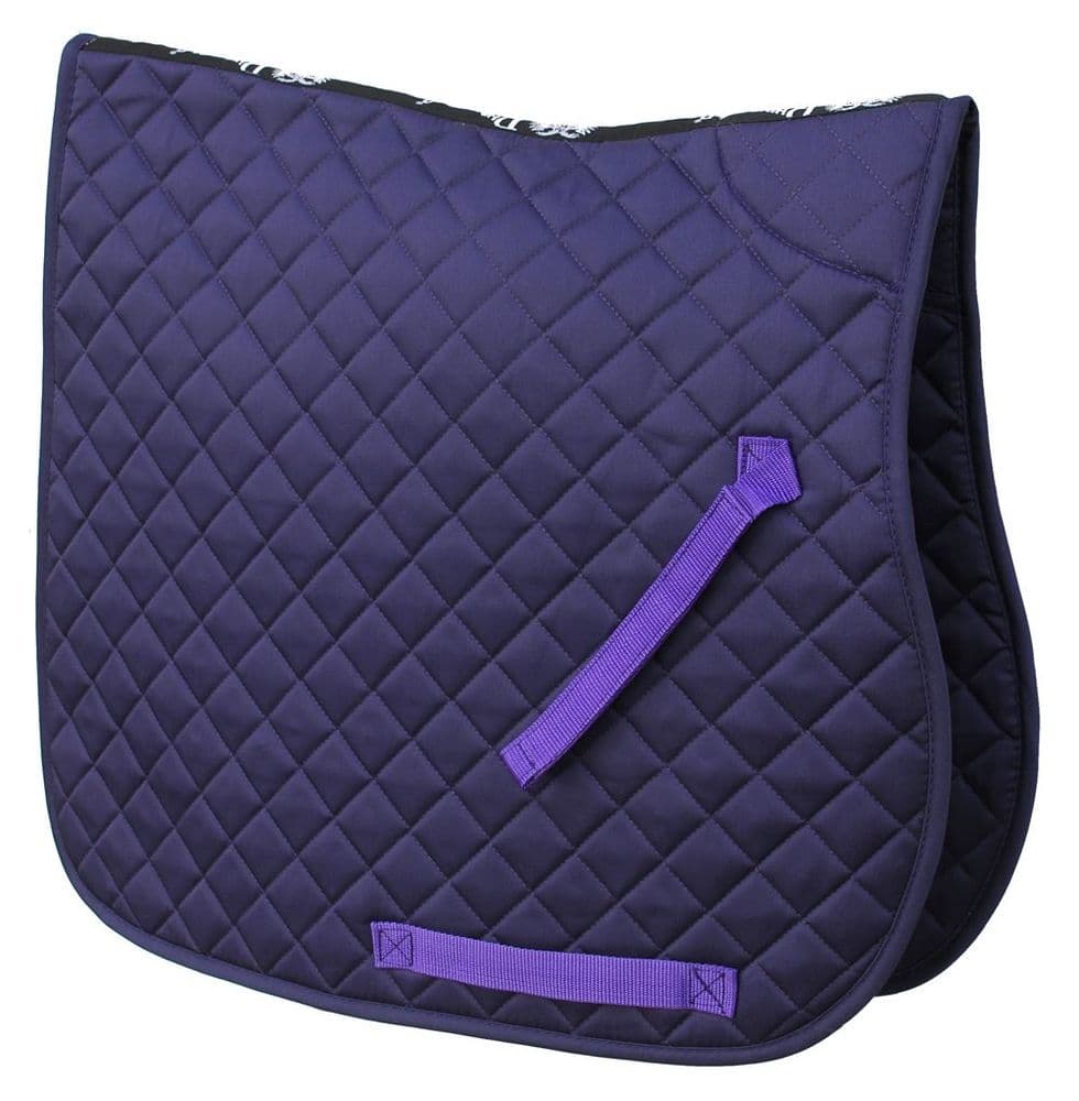 Personalised Purple GP Saddlecloth