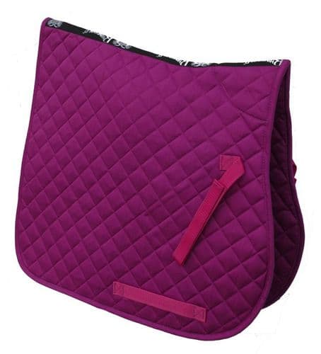 Personalised Raspberry GP Saddlecloth