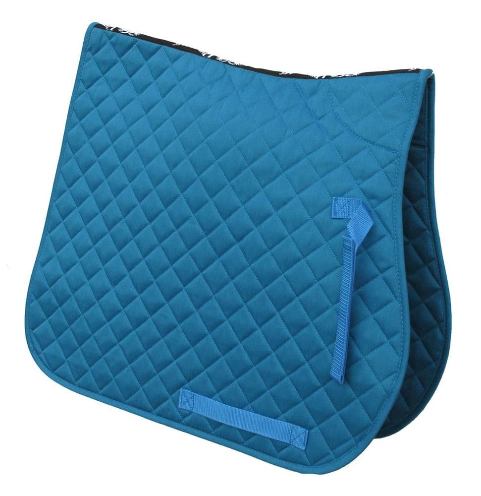 Personalised Turquoise GP Saddlecloth (1)