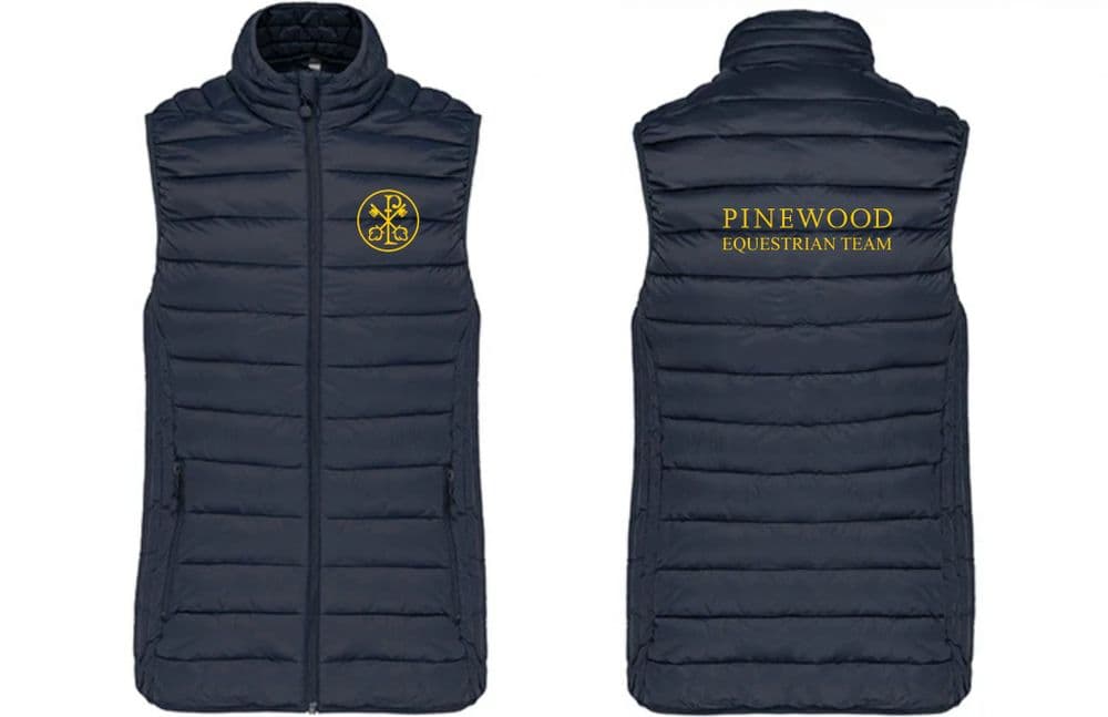 Pinewood School Navy Padded Gilet - KB6114