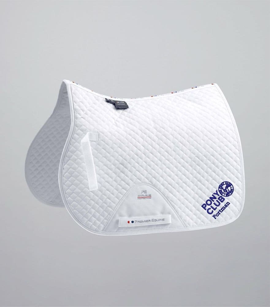 Portman PC PONY GP Premier Equine White Saddlecloth