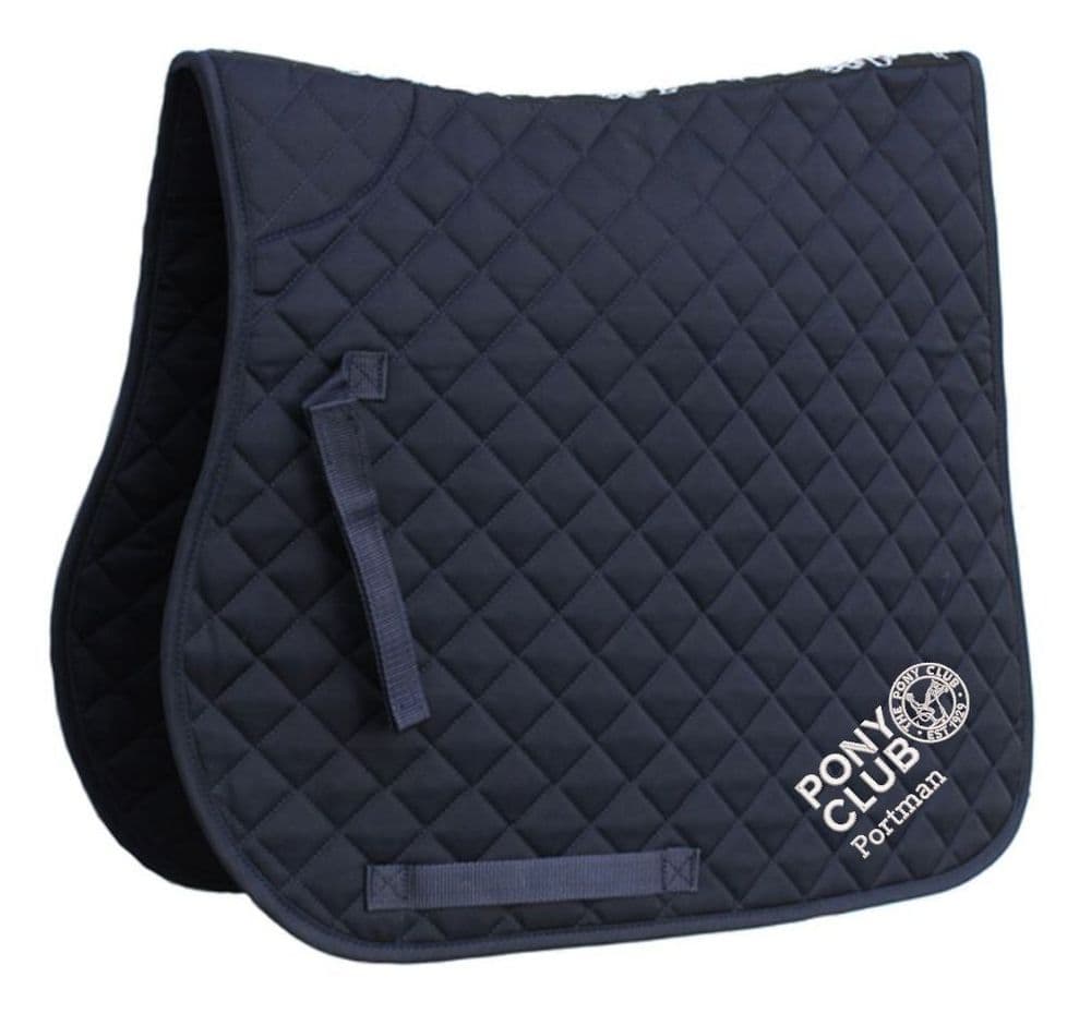 Portman Pony Club GP navy saddlecloth