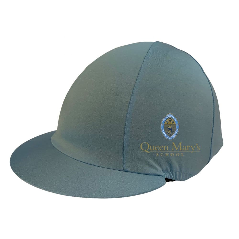 Queen Mary's PONY CLUB Sky Blue Hat silk with Button