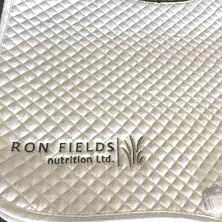 Ron Fields Dressage white saddlecloth