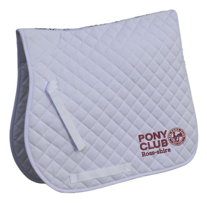 Ross-shire White GP Saddle Pad