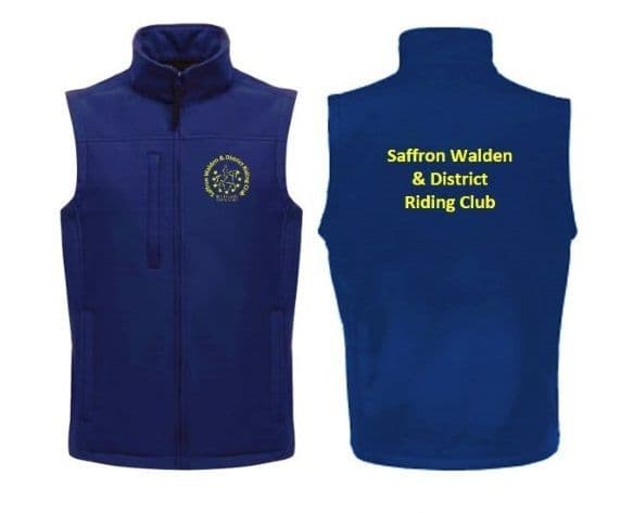Saffron Walden RC Ladies Navy Softshell Gilets