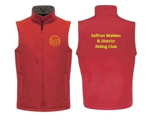 Saffron Walden RC  Ladies Red Softshell Gilets
