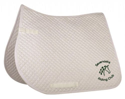 Sevenoaks RC Dressage white saddlecloth