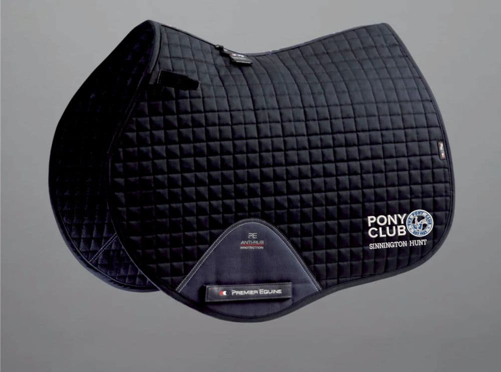 Sinnington PC Premier Equine Close Contact Navy Saddlecloth