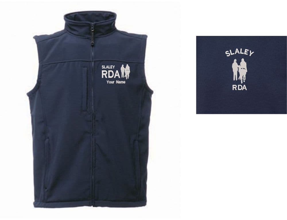 Slaley RDA Mens Navy Flux Softshell Bodywarmer rg154