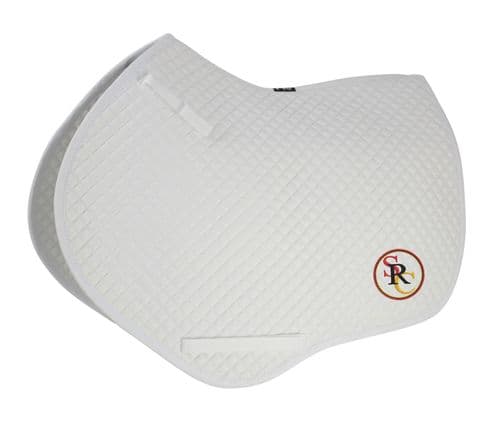 Solihull Riding Club Close Contact White Saddlecloth