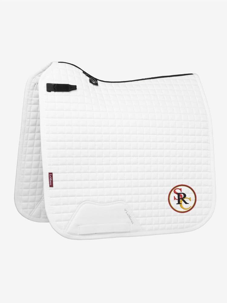 Solihull Riding Club White LeMieux Dressage Saddle Pad