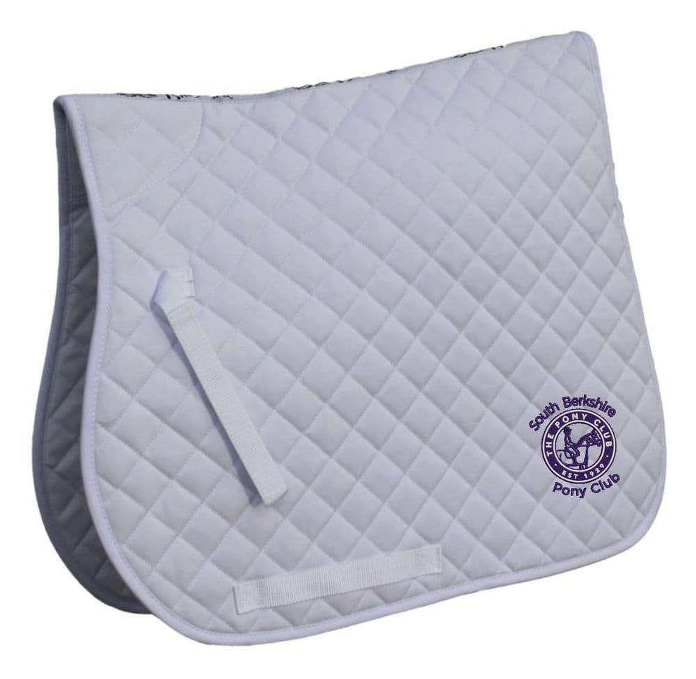 South Berks GP White Saddlecloths