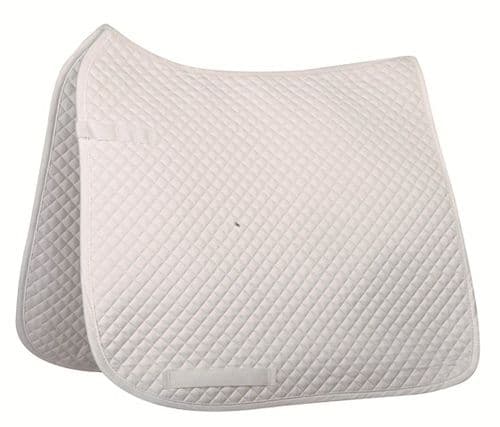 South Norfolk White Dressage Saddlecloths