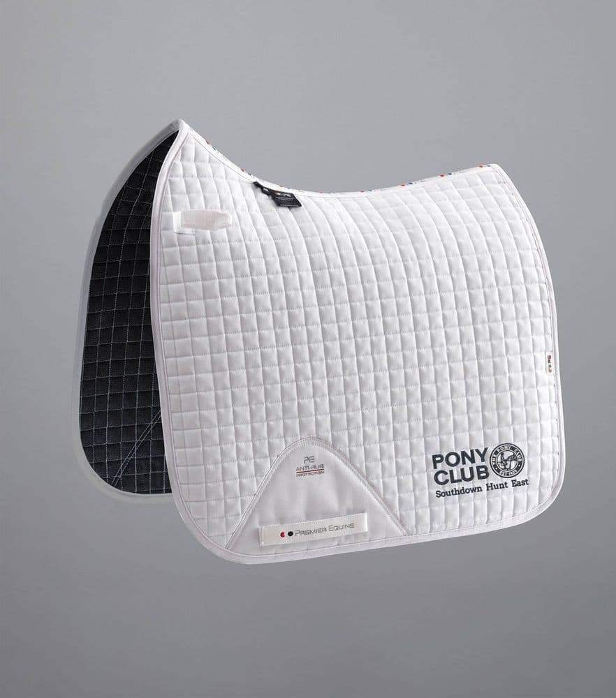 Southdown Hunt East  Premier Equine  White Dressage Saddlecloths