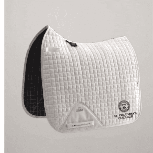 St Columbas College Premier Equine  White Dressage Saddlecloths