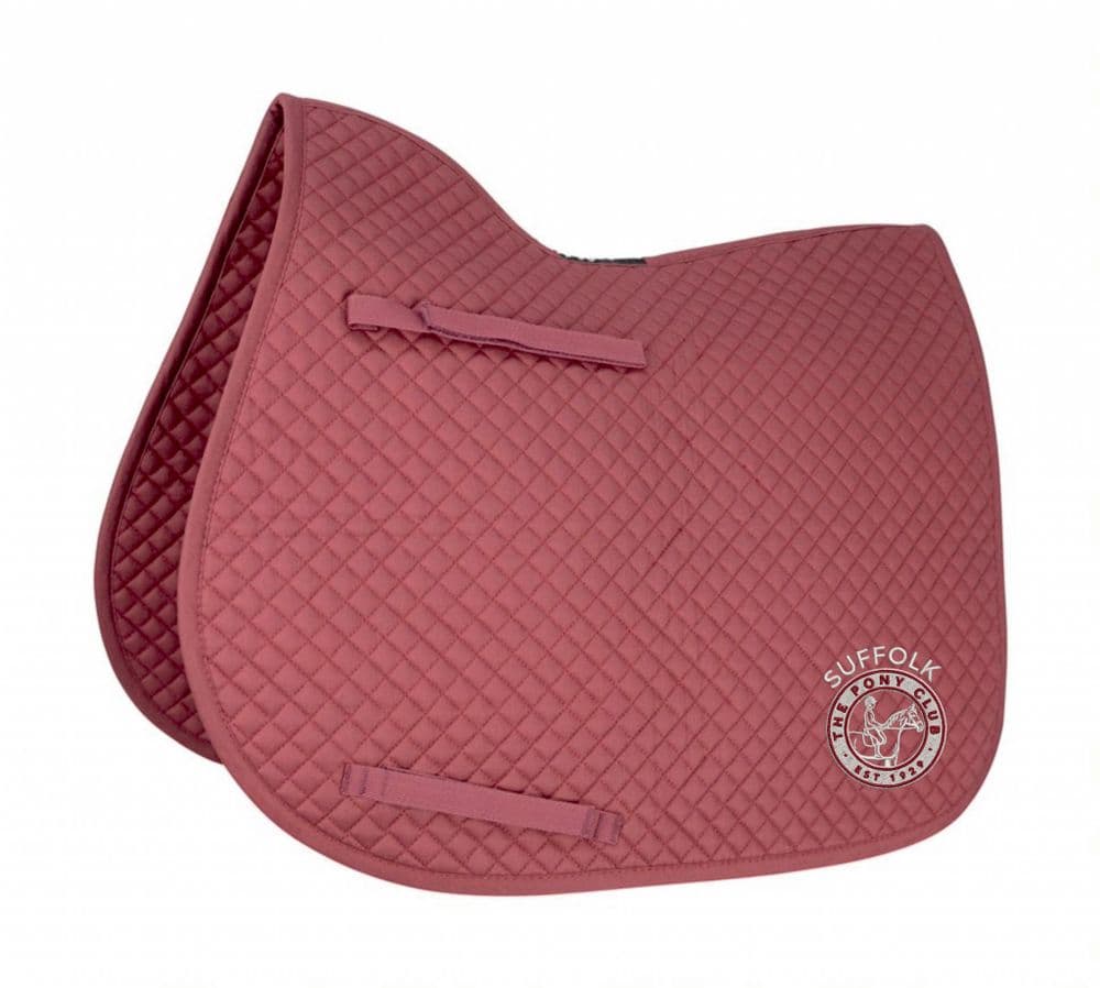 Suffolk PC Burgundy GP Saddlecloth (Full size only)