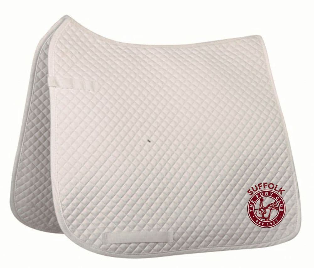 Suffolk PC White Dressage Saddlecloths