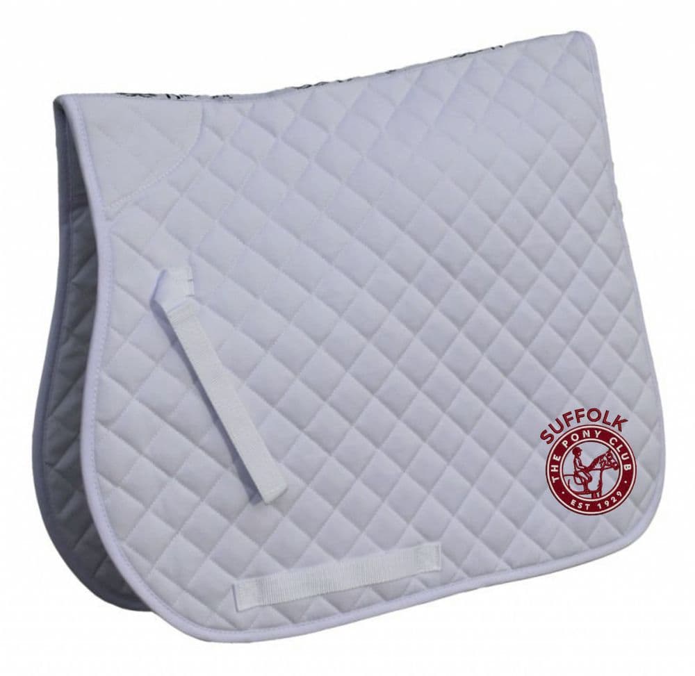 Suffolk PC White GP Saddlecloth