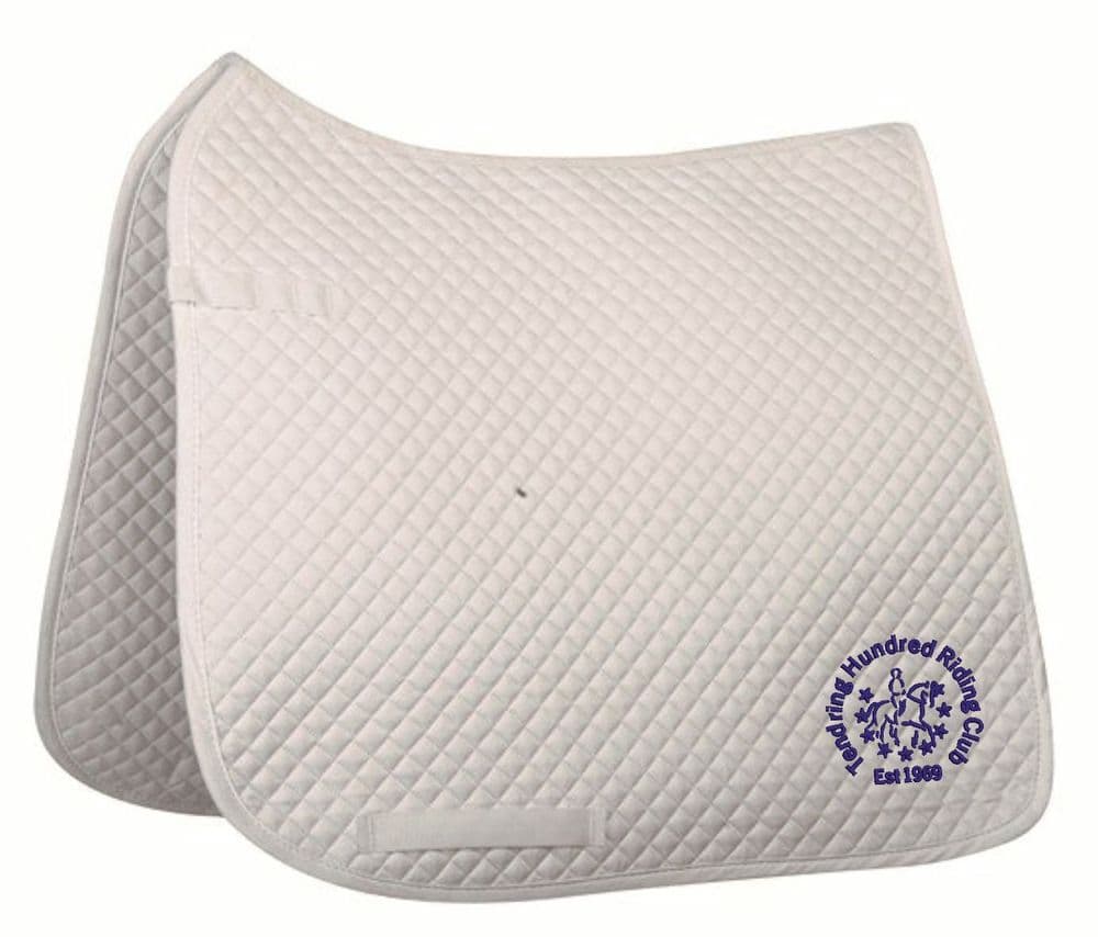 Tendring RC White Dressage Saddlecloths (1)