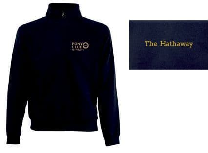 The Hathaway PC Navy  Quarter Zip Sweatshirt SS830