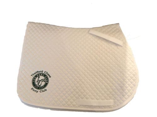 Thetford Chase GP White Saddlecloths